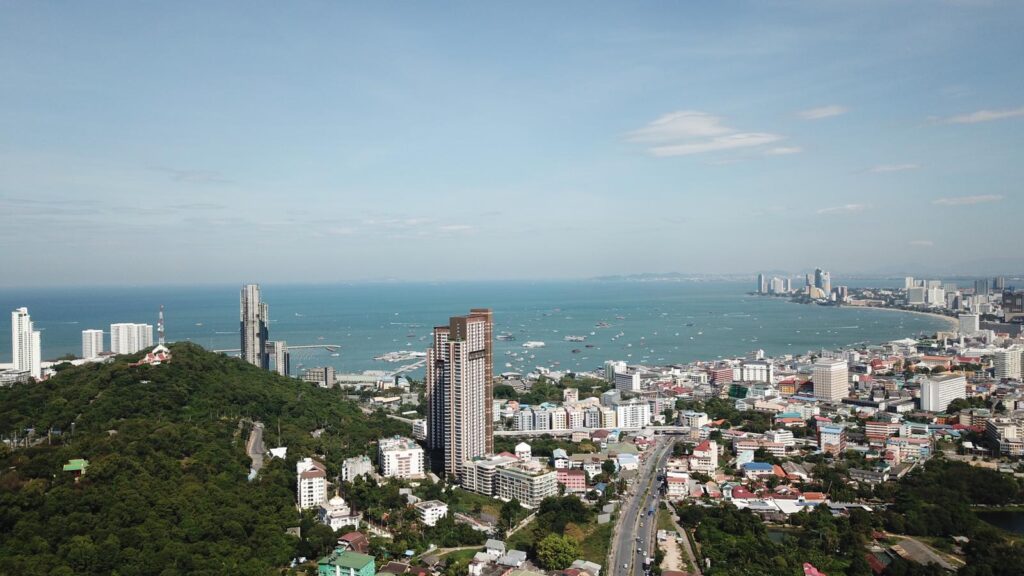 Kilátás Pattaya városára